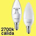 Bombillas de led Rosca  Bombillas led Vela e14  Bombillas led vela 2700k