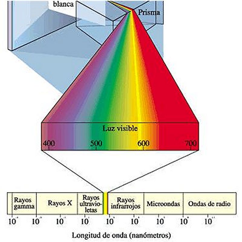 Luminotecnia. Que es la luz ? Cual es el espectro visible ?