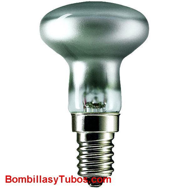 Bombilla Reflectora R50 e14 clara 230v 40w