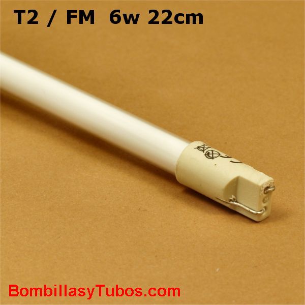 Fluorescente T2-FM  miniatura  6w  830  3000k   22cm
