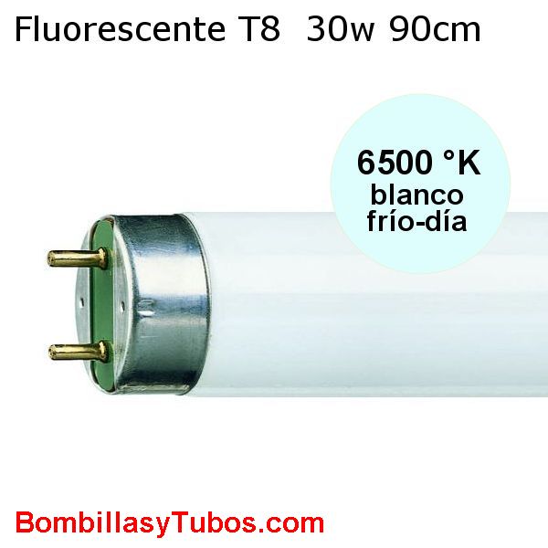 Fluorescente T8 30w-865 90cm 6500k