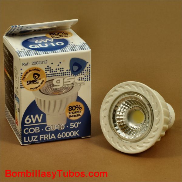 Bombilla GSC  led GU10 230v 6w 6000k