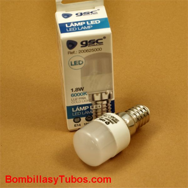 GSC bombilla led pebetera 1,8w 180 lumenes 6000k
