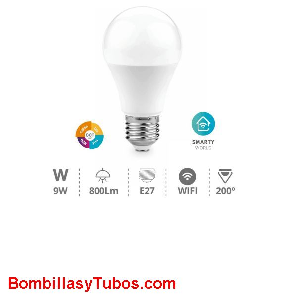 Bombilla LED GU10 6W cristal - 800lm - PAR16 - 36°