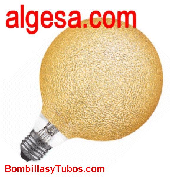 Bombilla GLOBO 120mm CRAQUELE AMBAR 60w