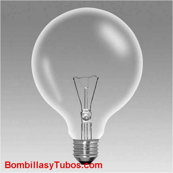 lampara GLOBO 125mm CLARO  60w