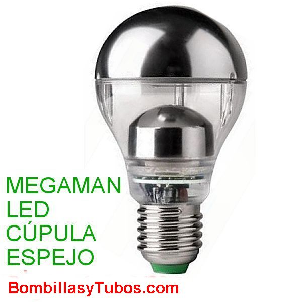 MEGAMAN led clasic cupula espejo 5w 2800k