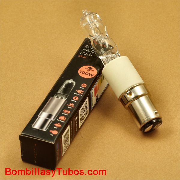 Bombilla Halogena Ba15d 230v 100w