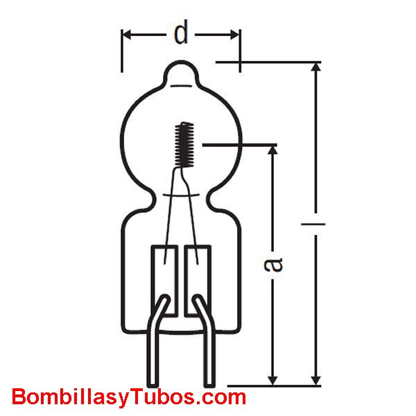 OSRAM 64668 XIR 22.8v 80w G6.35