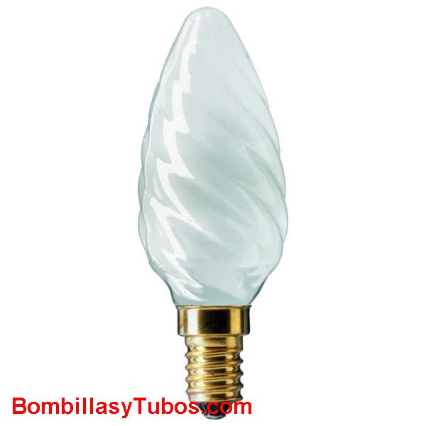 VELA RIZADA MATE 230v 60w