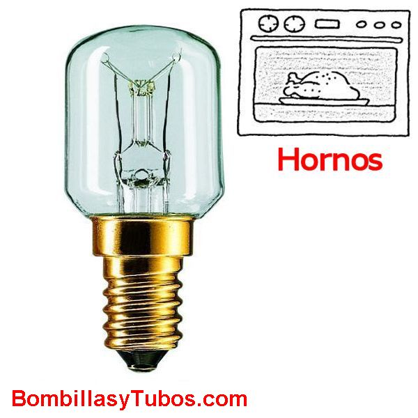  25W 40W Horno Luz 110V E27 Resistente a Alta Temperatura 932.0  °F Horno Seguro Bombilla Horno Lámpara, 25W : Hogar y Cocina