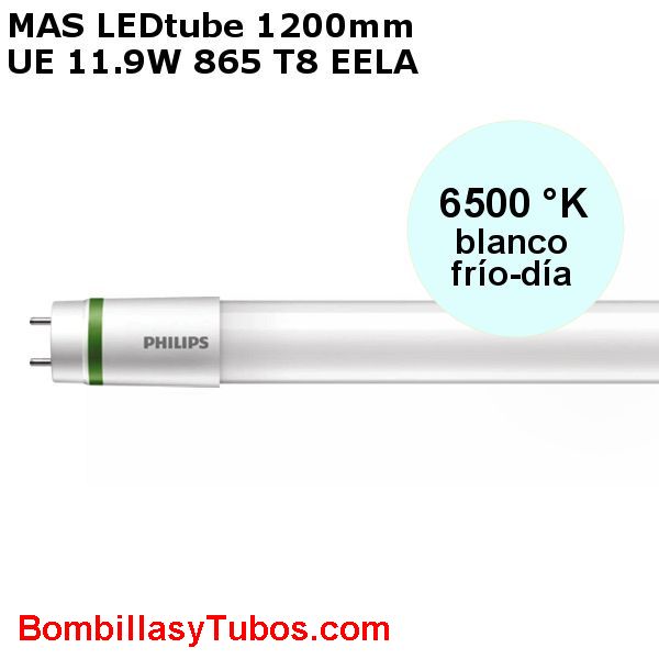 Tubo led 120cm 11,9w 6500k ultraeficiente 2500 lumenes