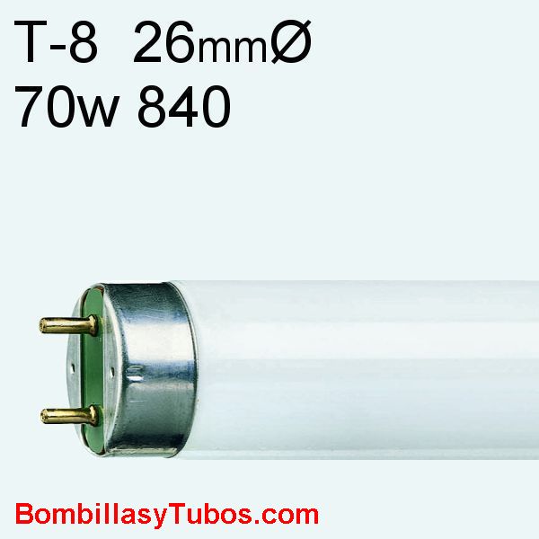 Fluorescente T8 70w 840 176cm