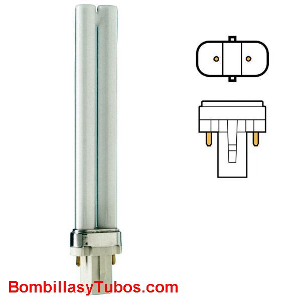 Lámpara fluorescente ST1 Bombilla CFL Kosnic Pl-s G23 2Pin 2 Pin 4000k bajo consumo de energía un Pls 