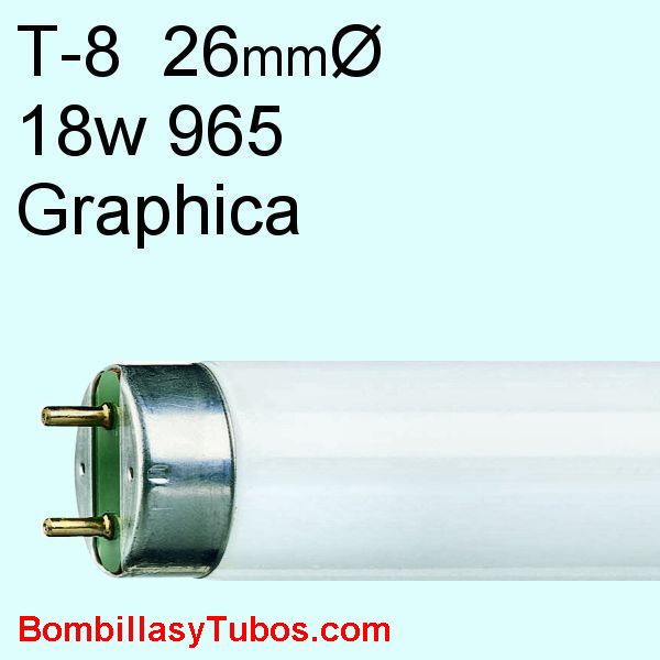 Fluorescente  T8 18w 965 Graphica 60cm